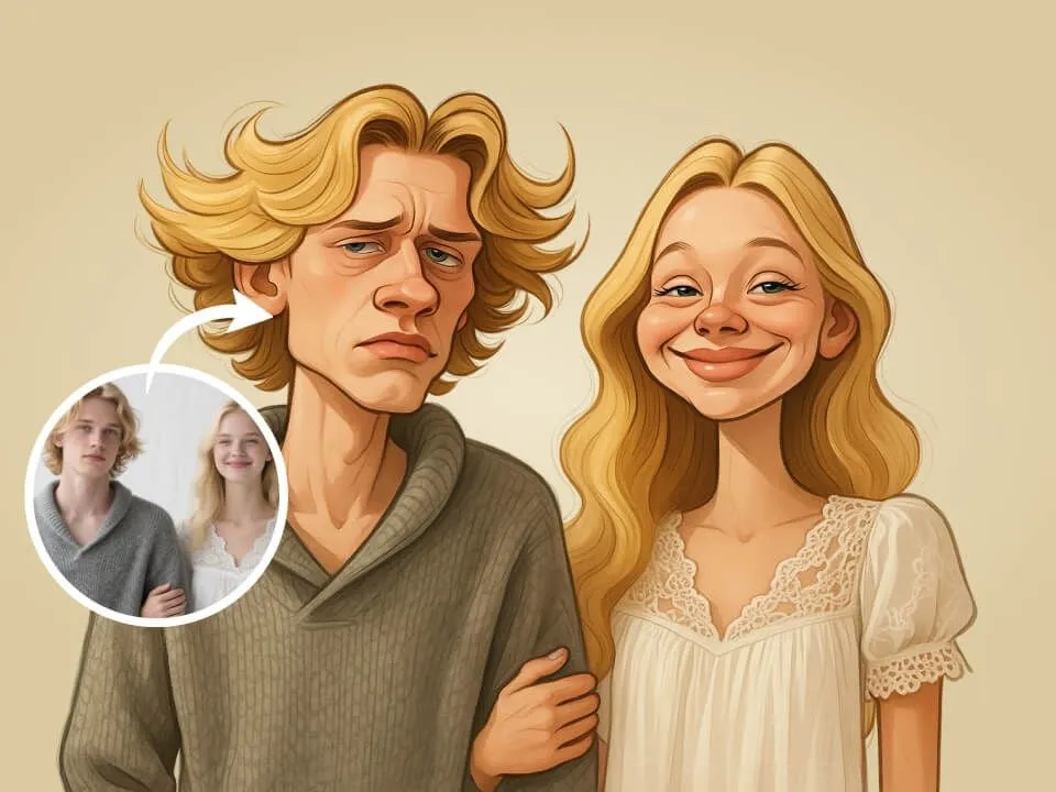 AI 캐리커처 생성기로 친구 얼굴을 재미있게 변환