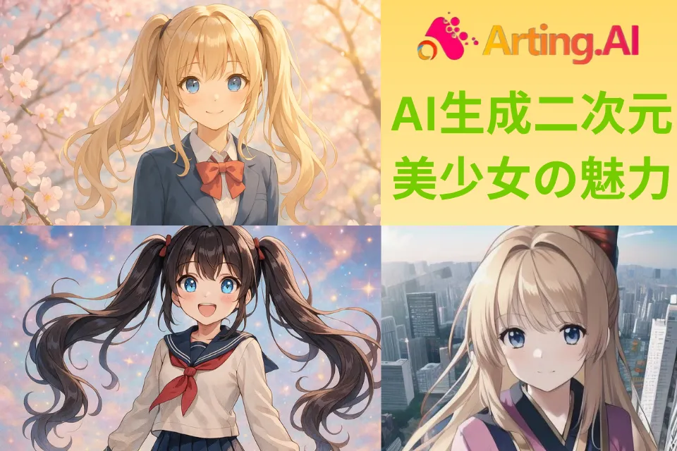 AI生成二次元美少女の魅力