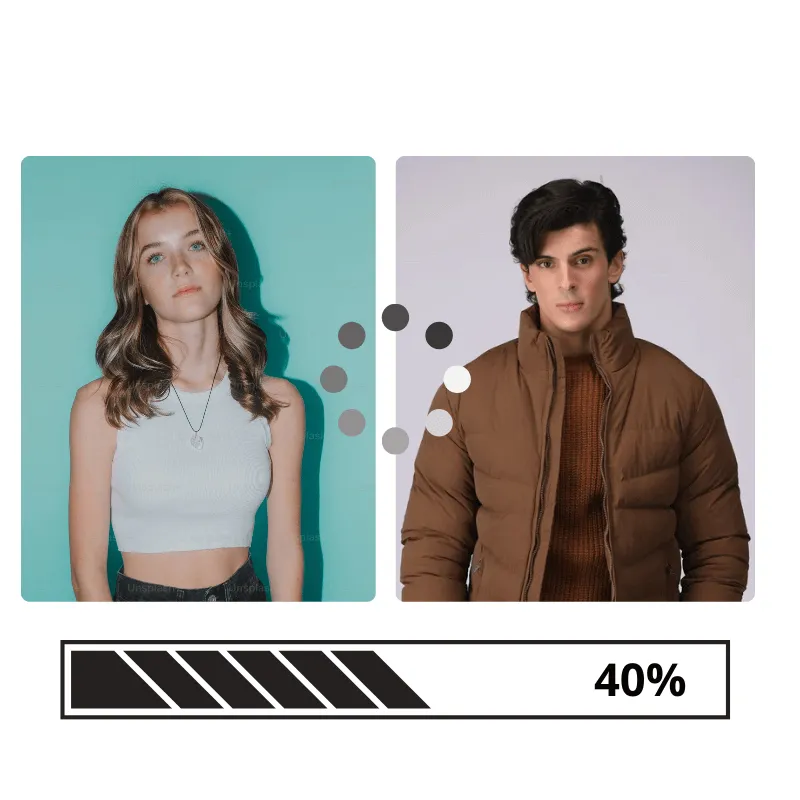 ハグアニメーションを生成