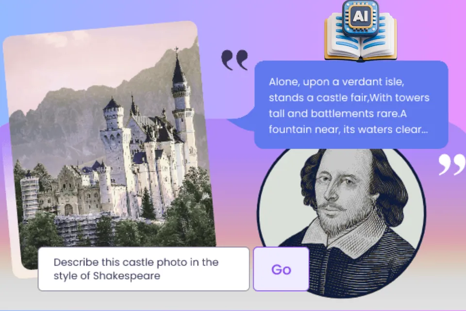 問題解決型AI画像説明：ビジュアル課題も論理的に解説