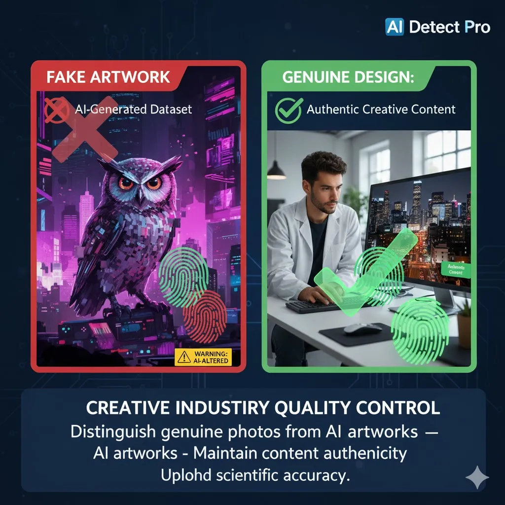 Distinguer les vraies photos des œuvres IA pour garantir l’authenticité des contenus.