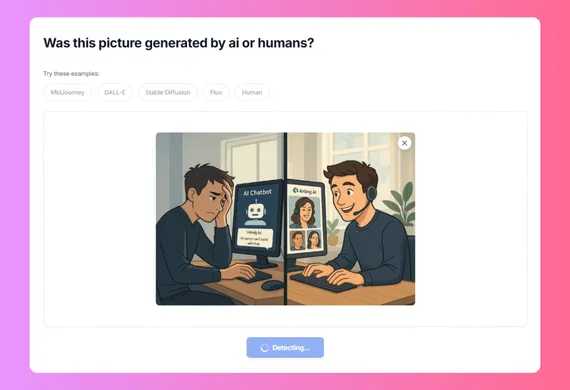 Execute a Detecção de IA