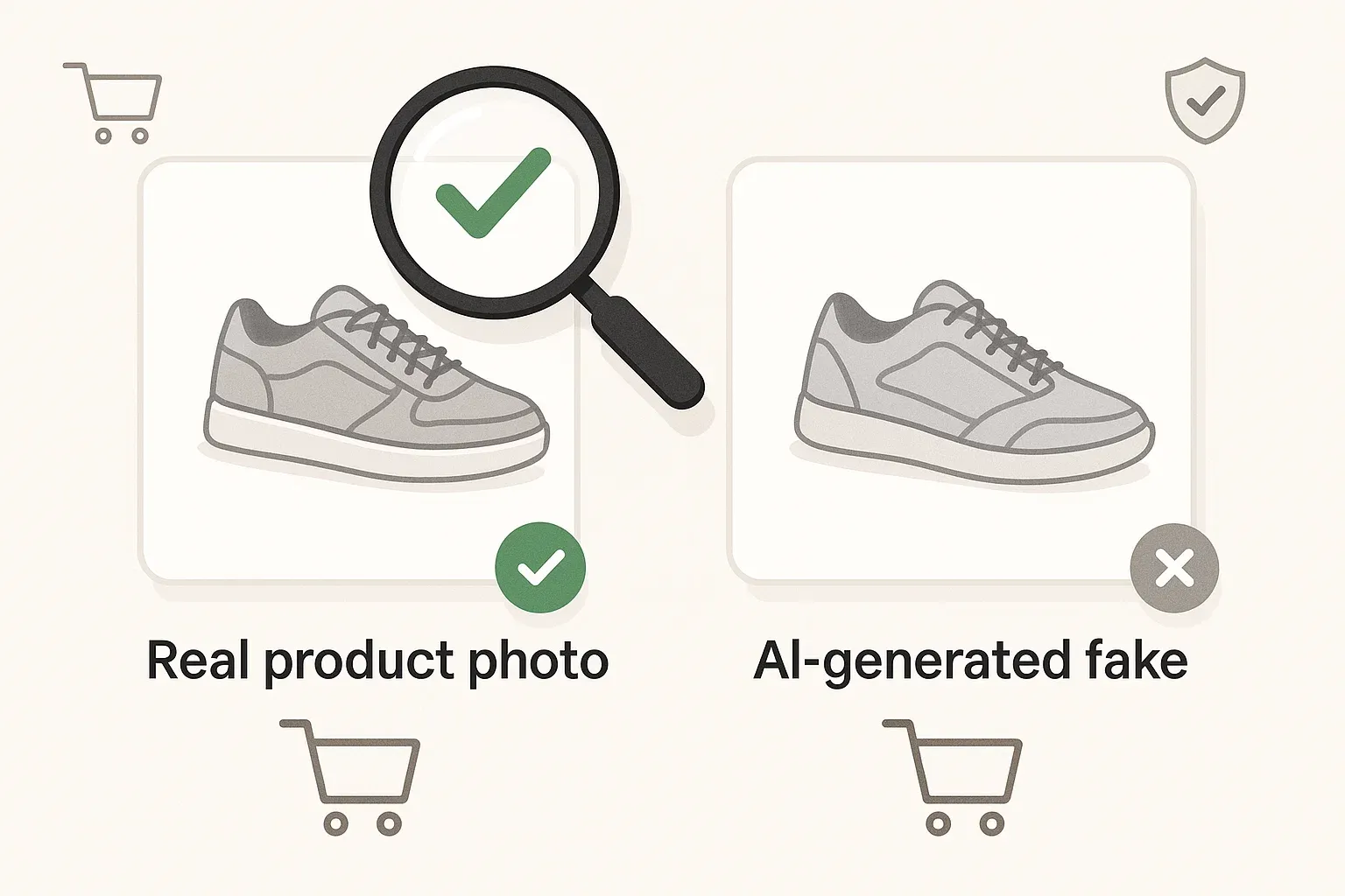 Vérification d’une image produit e-commerce : authentique ou IA ?