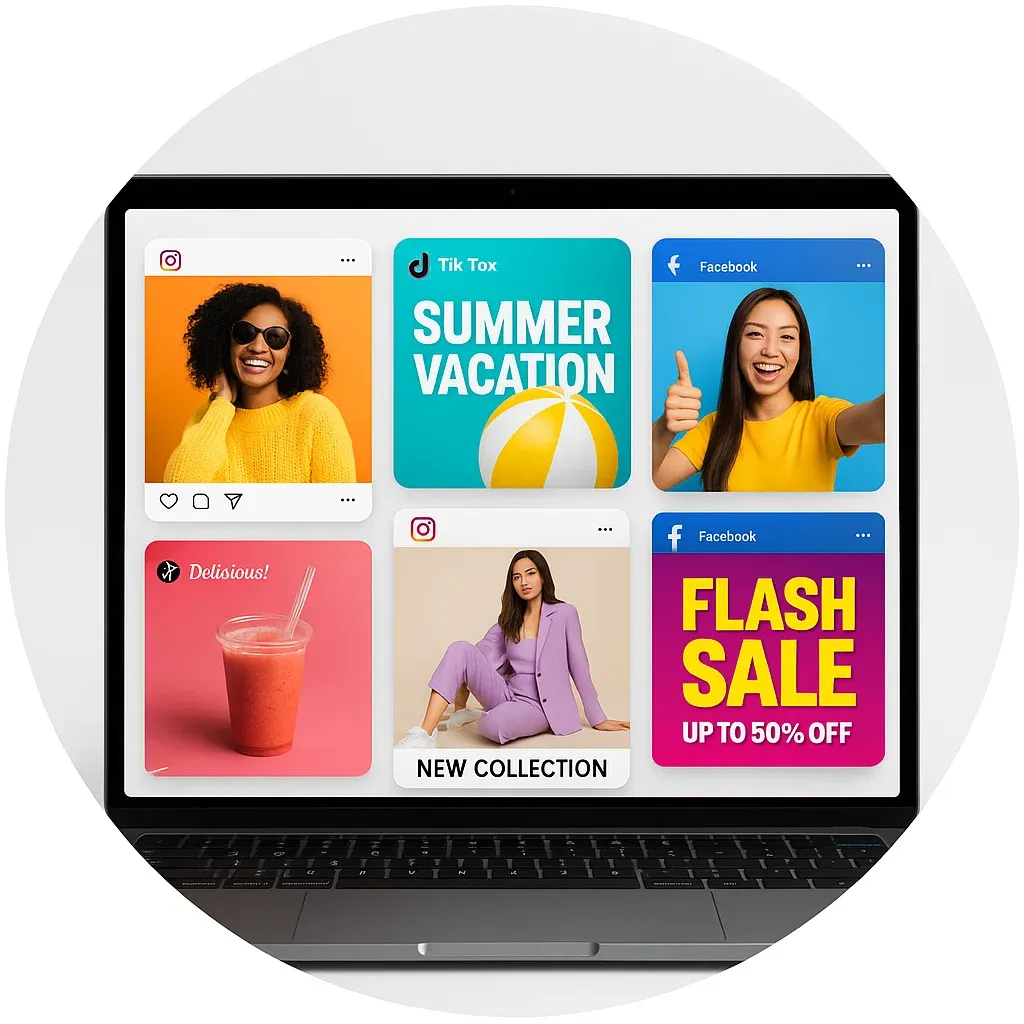 Create High-Quality Social Media Content with AI Image Resizer