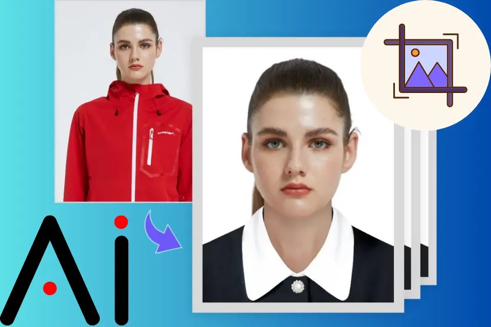 Criador de Foto de Passaporte com Corte Automático & Remoção de Fundo