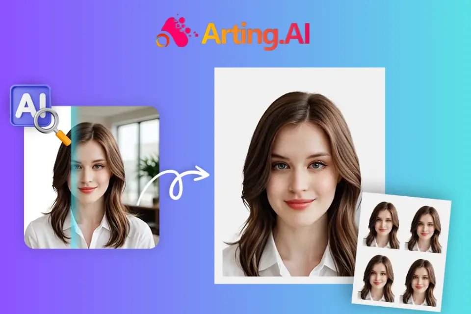 Criador de Foto de Passaporte com IA Grátis Online