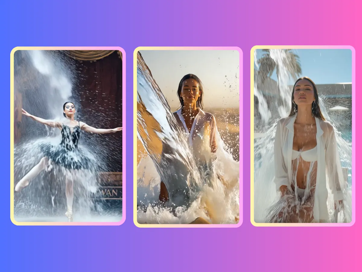 Custom Water Effects Using AI Water Video Generator