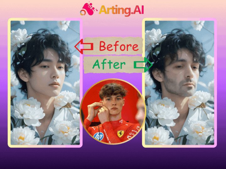 🤖 Échange de visage IA fluide dans les GIFs