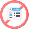 No Login Required