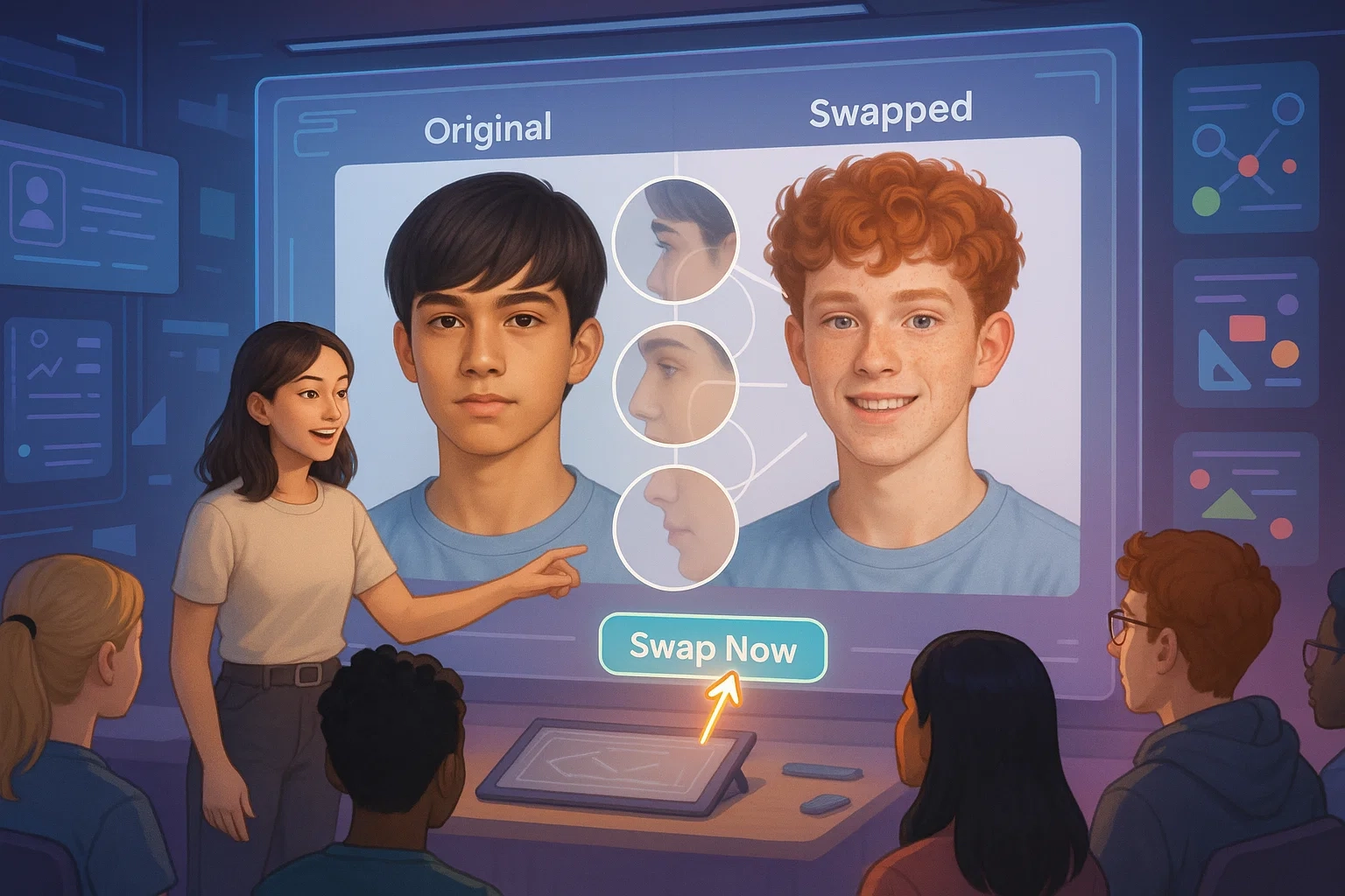 Características de la Potente Herramienta de Intercambio de Cabezas con IA de Arting AI