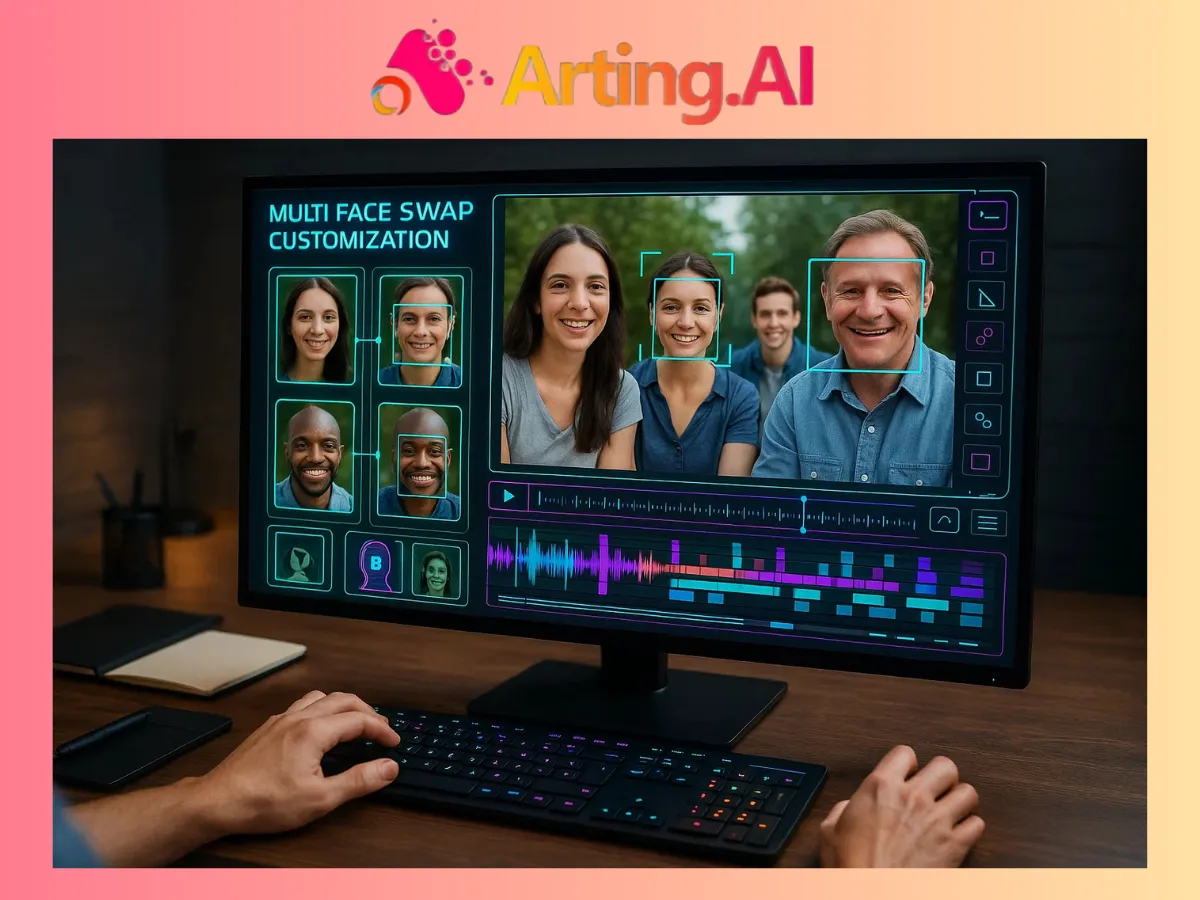Fully Customizable AI Video Face Replacement