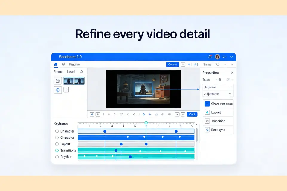 프레임별 제어 및 픽셀 단위 정밀함