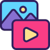Supports Videos and GIFs