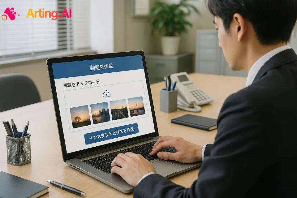 簡単操作で即時動画化