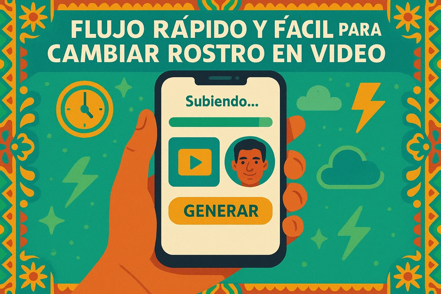 Flujo Rápido y Fácil para Cambiar Rostro en Video